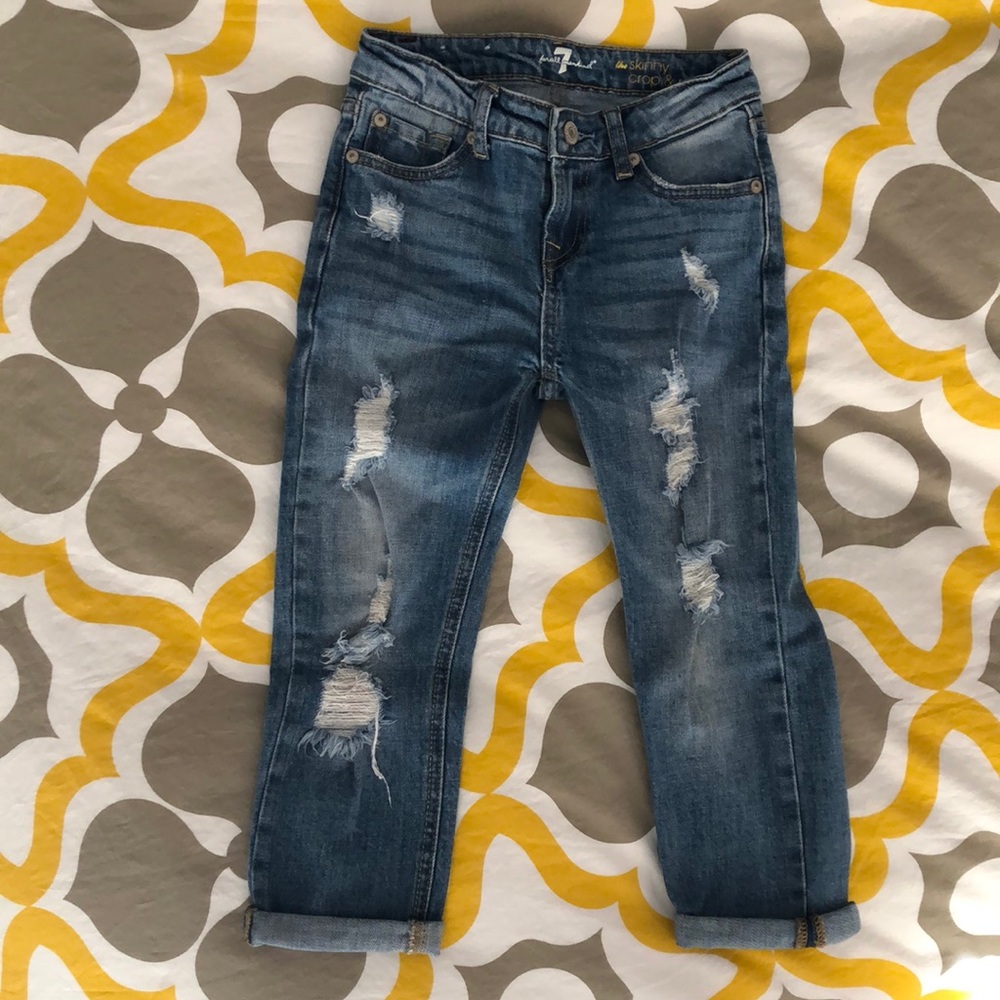 Girls 7 For All Mankind jeans